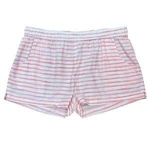 Lake Women’s 100% Cotton Striped Lounge / Pajama SHORTS Size Medium